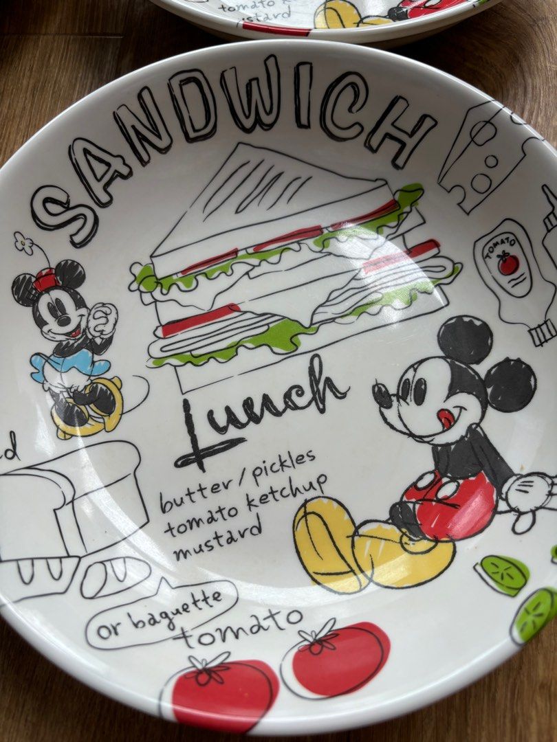 Disney Plastic Plates Carousell