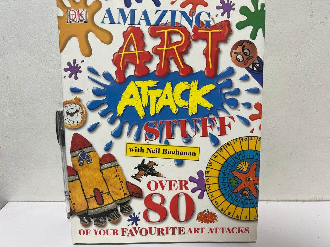 DK Amazing Art Attack Stuff (Art Activity Book) (Category: Children's Books) located in Quezon City. Submitted by sky_bookstore (Listing ID 1311580534, Image 1). Description: Hardcover Book Note: We sell pre-loved books. Some books may have minor flaws, such as shelf wear, creases and other common signs of usage. Location: Sauyo, QC.