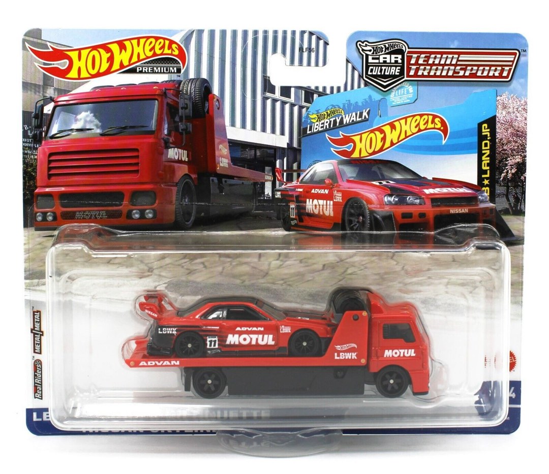 ER34 Motul Advan Team Transport LBWK hotwheels legends lb-er34 super ...