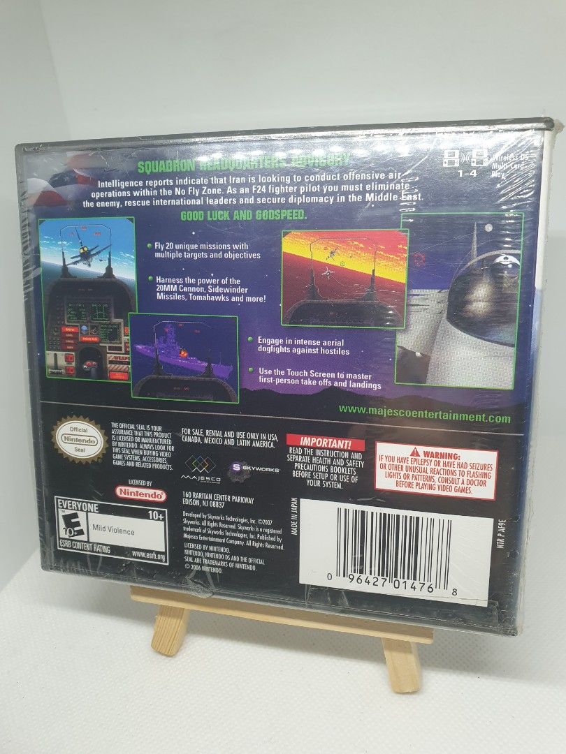 F24 Stealth Fighter (Nintendo DS) (Category: Nintendo) located in Quezon City. Submitted by itemsforadoption (Listing ID 1311642367, Image 2). Description: Rfs: Its 2024! Happy New Year! Hoping you have a good year ahead of you! If you have questions feel free to send a message. Though I'll most likely be able to reply from 10am to 8pm. Please be patient and understanding. Decluttering games and items that I've picked up or for friends and family