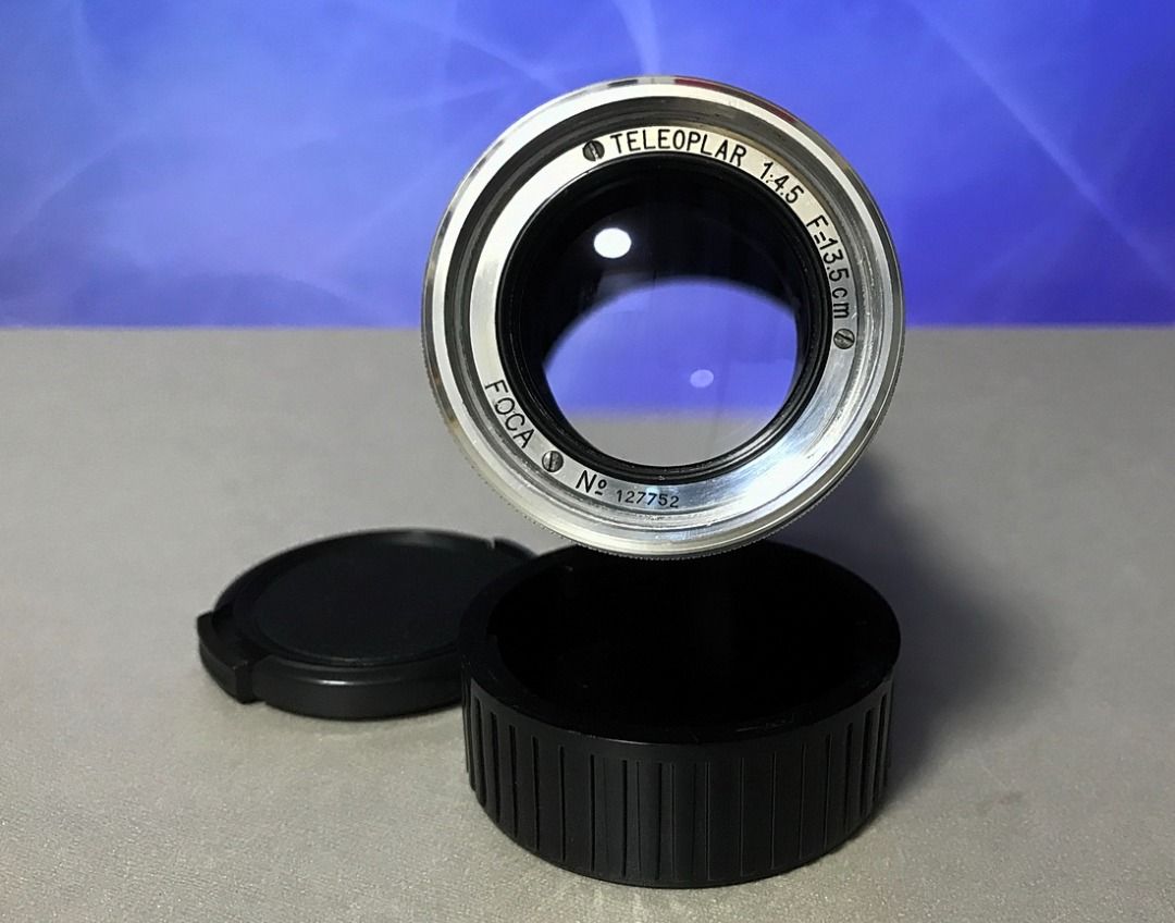 Foca Teleoplar 135mm f4.5 法國黑鐵版鏡頭（已改M mount）, 攝影器材