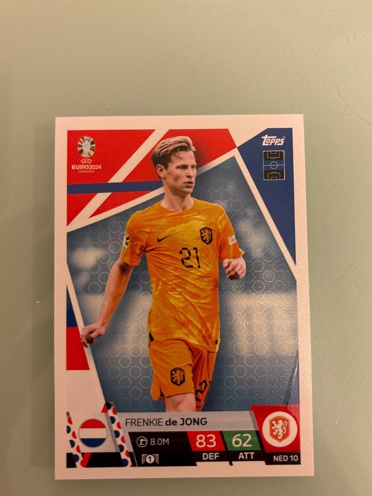 Frankie De Jong Euro 2024, 興趣及遊戲, 玩具 & 遊戲類 Carousell