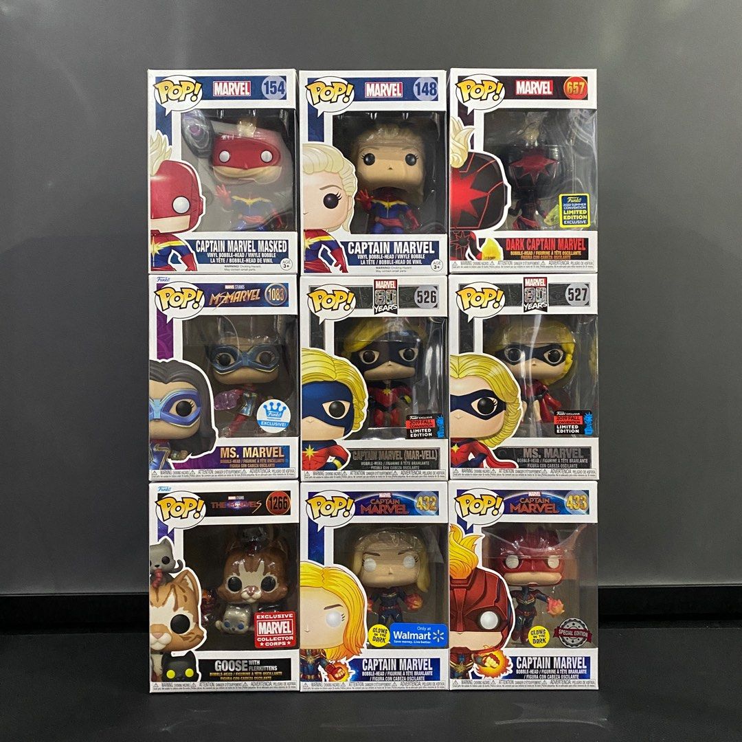 Funko Pop Marvel Captain Marvel Ms. Marvel Goose