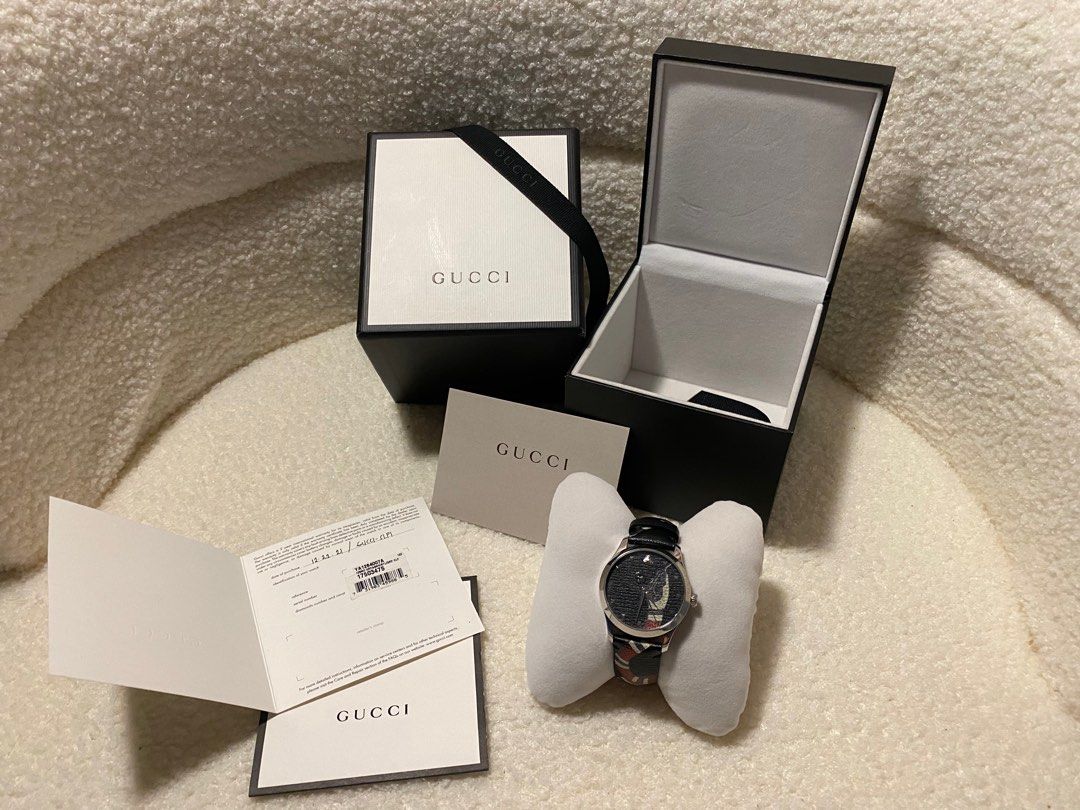 Gucci leather watches online