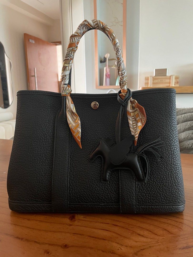 Hermes garden party 30 black clearance
