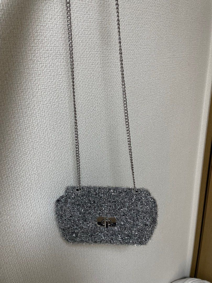H&m silver bag new arrivals