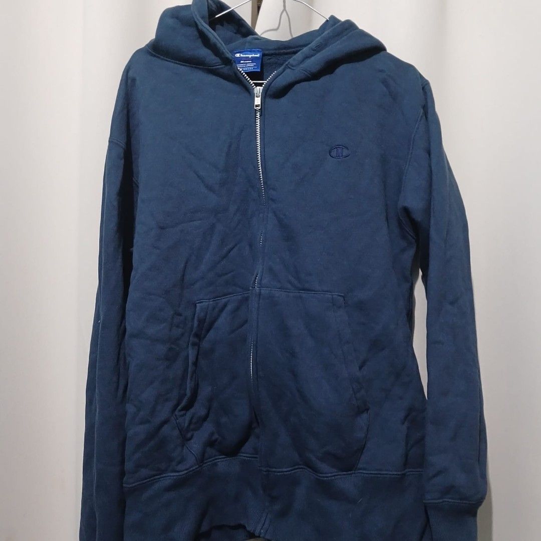 Hoodie Zipper Navy Blue Hoodie Champion Powerblend Full Zip Hoodie