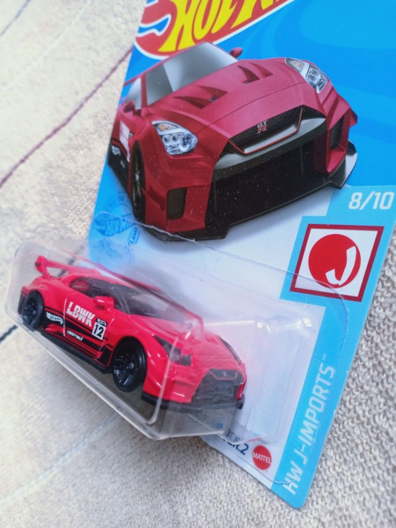 HOTWHEELS NISSAN GTR R35 LIBERTY WALK VER 2 RED COLOUR, Hobbies & Toys ...