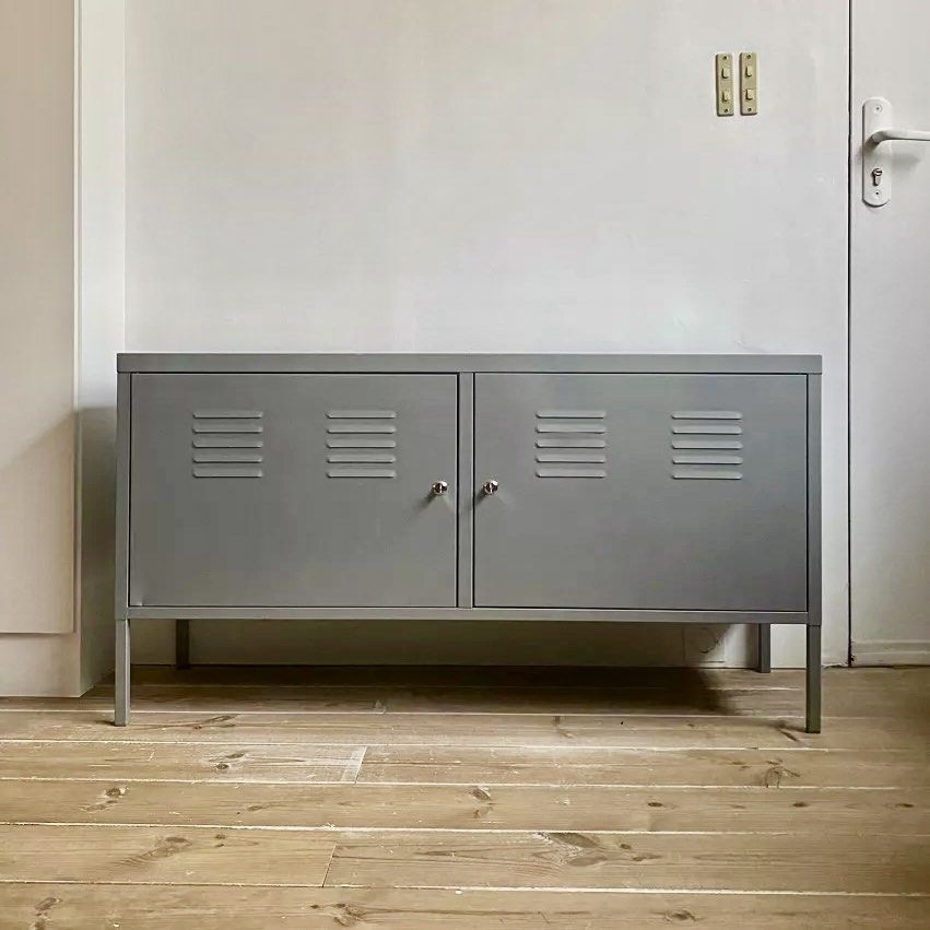 metal locker dresser ikea IKEA IDSEN high cabinet with drawer and doors, dark green, 17 3/4x67 3/4