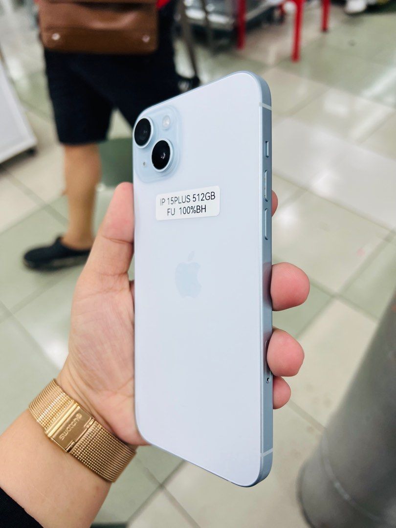 Iphone 15 Plus 512gb 100% batt FU NTC (Category: iPhone 15 Series) located in San Juan City. Submitted by javedsgadgetshop (Listing ID 1311697613, Image 2). Description: OPEN FOR INSTALLMENT VIA CREDIT CARD/GGIVES/SPAY/BILLEASE & SWAP/TRADE-IN! WE BUY AND SELL ( ANYKINDS OF UNIT BINIBILI PO NAMIN)! PTPA : Padelete po f bawal Read ❗️Onhand ‼️ Iphone 15+ •512gb •NTC Variant •100% batt health •Factory Unlock •95% Smoothness •No hidden issue | No Rep