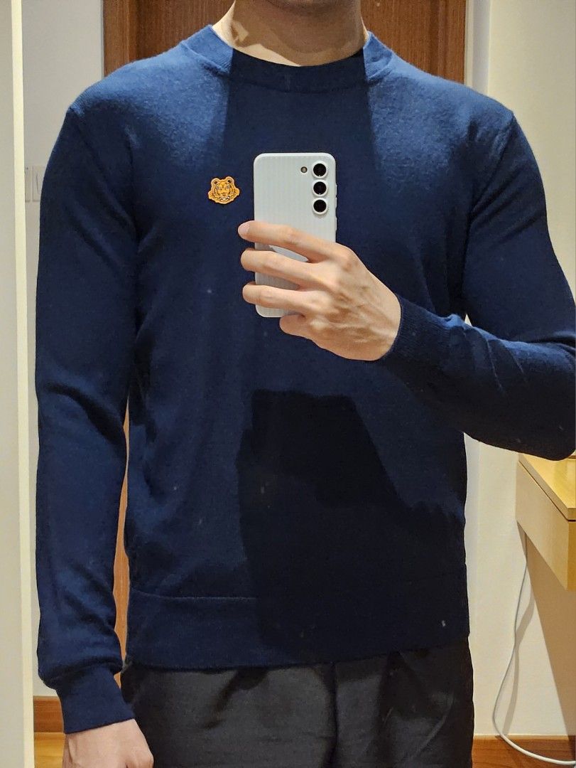Kenzo sweater navy blue shop