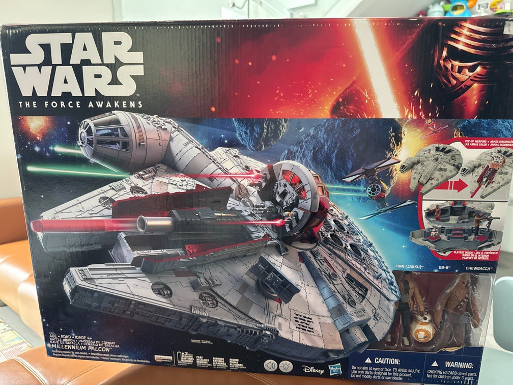 Star Wars the force awakens millennium falcon Hobbies Toys Toys Games on Carousell
