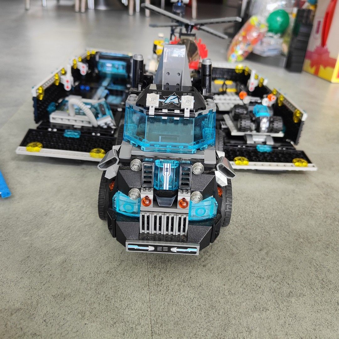 Lego ultra agents headquarters truck bricks