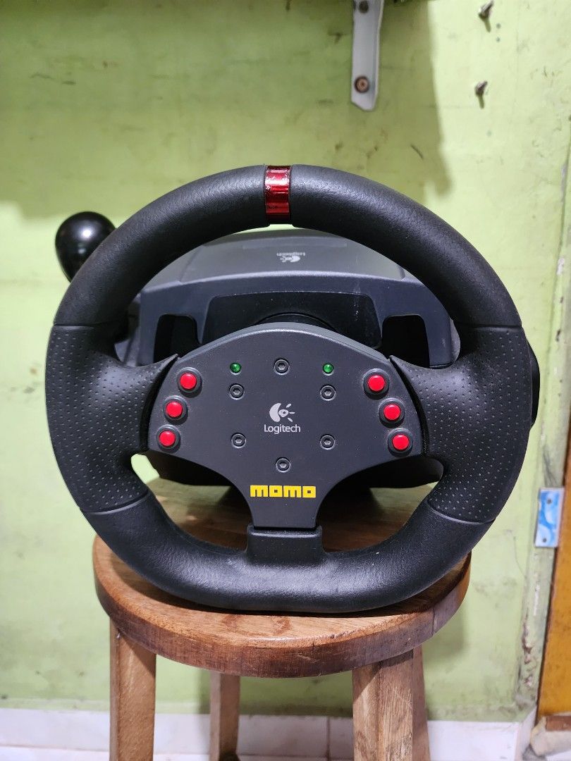 Logitech Momo Racing Force Feedback Wheel Drivers Logitech MOMO Racing Force Feedback Wheel, Video Gaming, Gaming