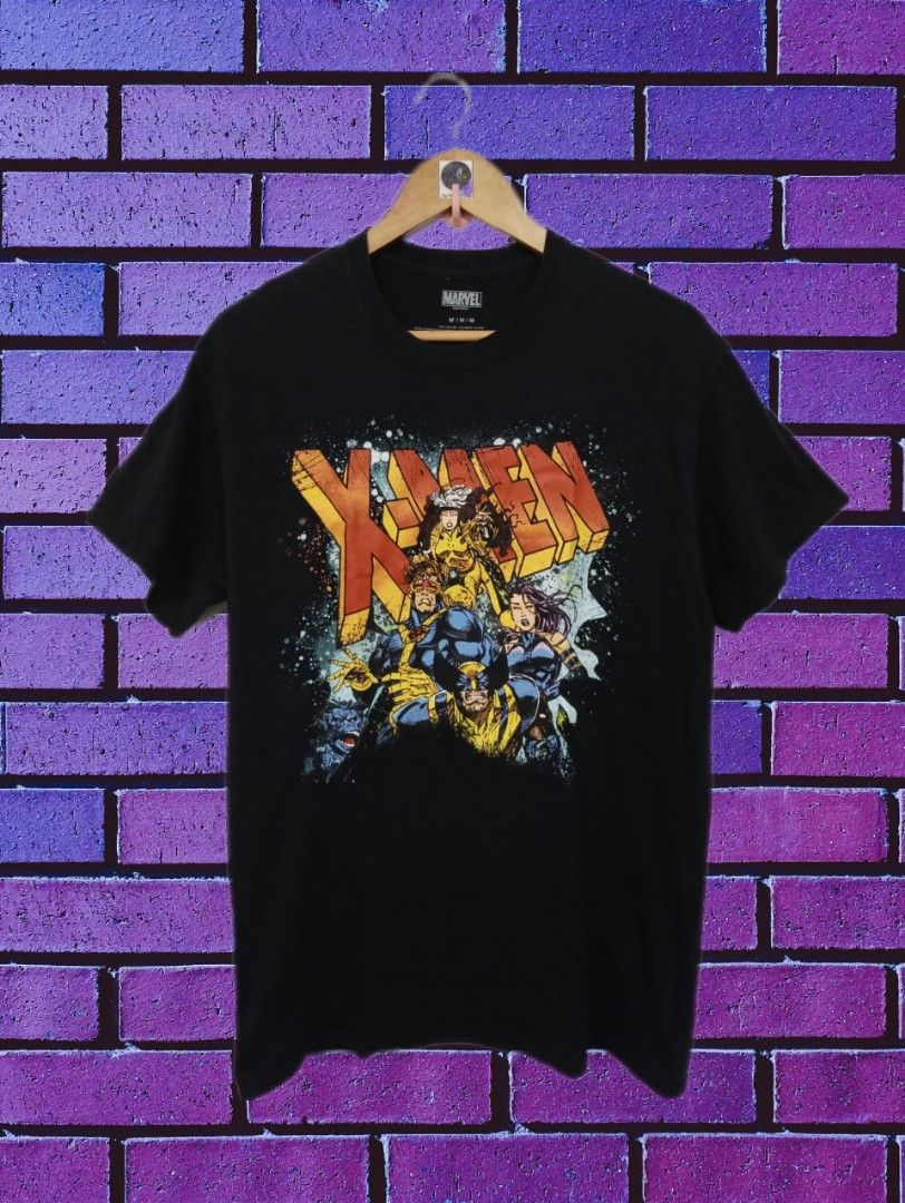 thumbnail image 2 of X-Men The Animated Series Marvel Lounge Pants – Black Cotton Blend With Character Print 2 of 2
