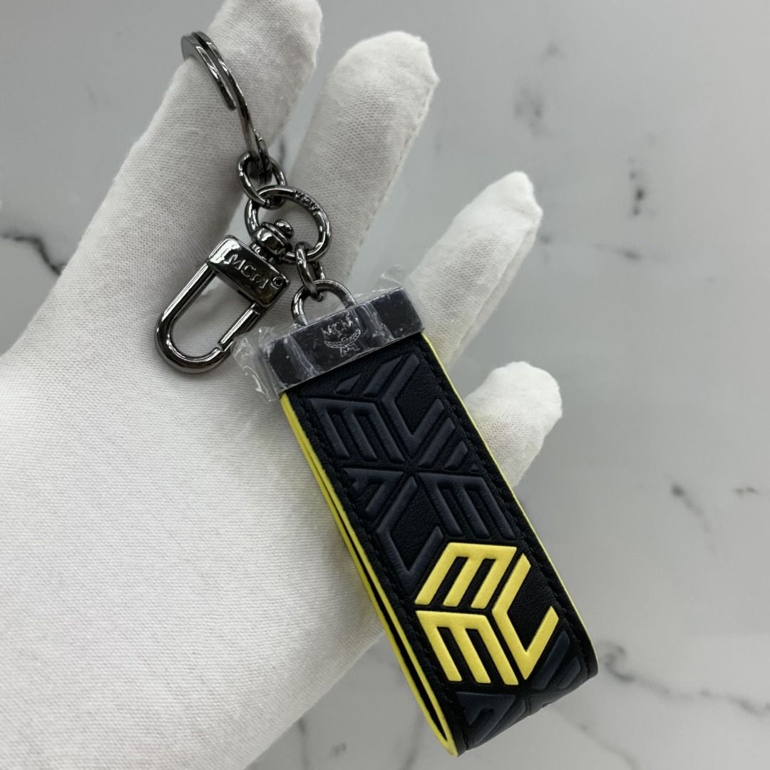 MCM MULTICOLOR LEATHER KEYCHAIN 247028920 HM Women s Fashion Jewelry Organisers Charms on Carousell