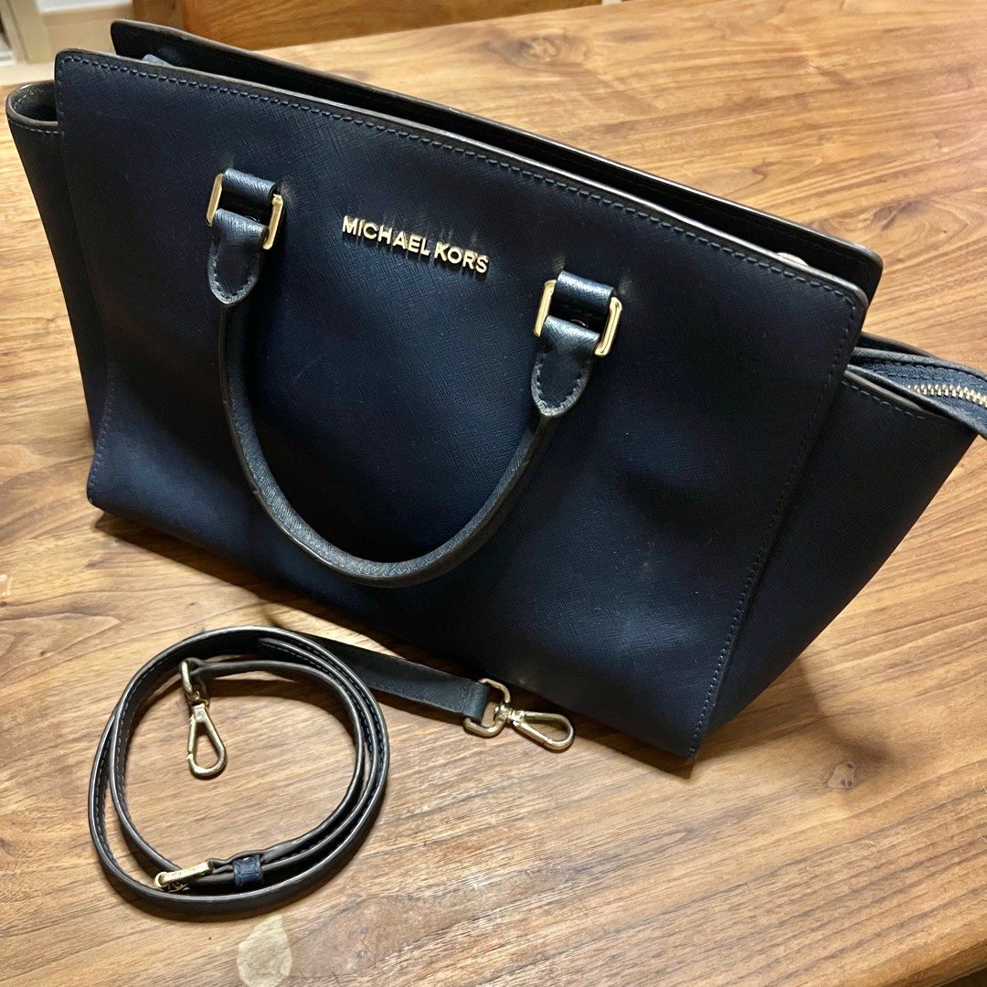 Mk navy bag new arrivals