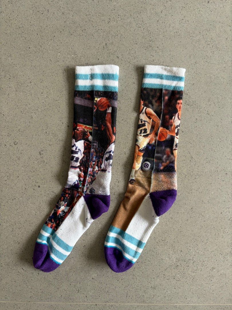NBA Utah Jazz Long Socks, Sports Equipment, Other Sports Equipment