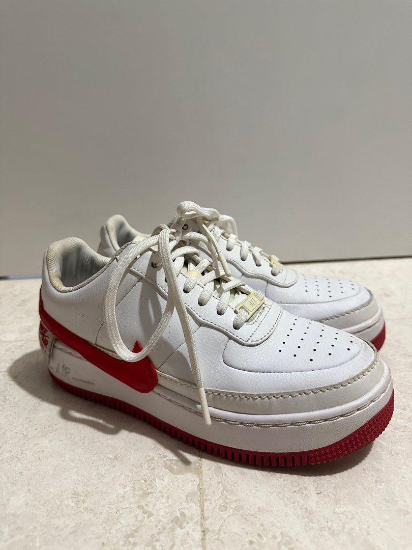 Nike jester red and white online