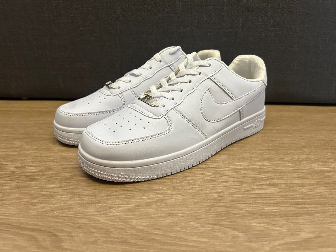 all white af1 lows
