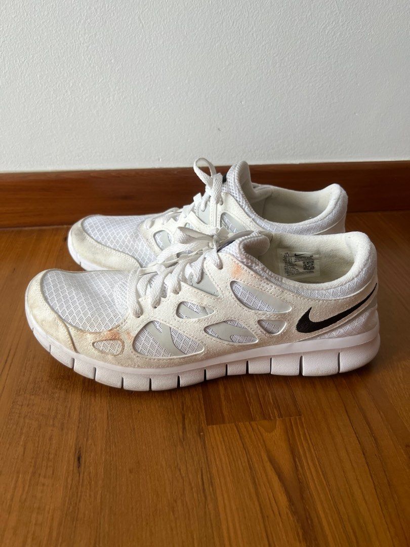 NIKE Men s Free Run 2 Shoes in White US 11.5