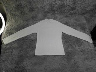 One Way White Cotton Long Sleeves Shirt