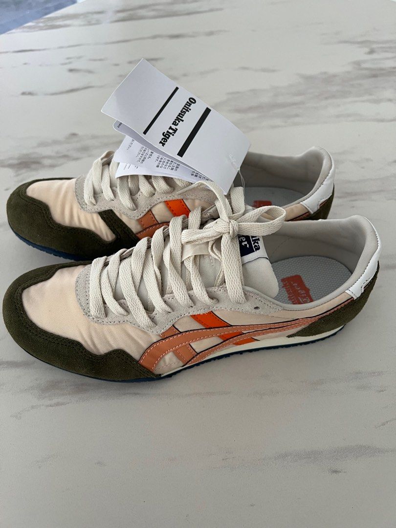 Onitsuka Tiger Serrano ‘Cozy Pink Mikan Orange’, Women's Fashion