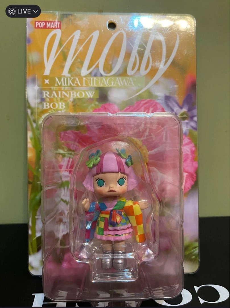キャラクター Molly POPMART NINAGAWA MIKA RAINBOW BOB Pop Mart