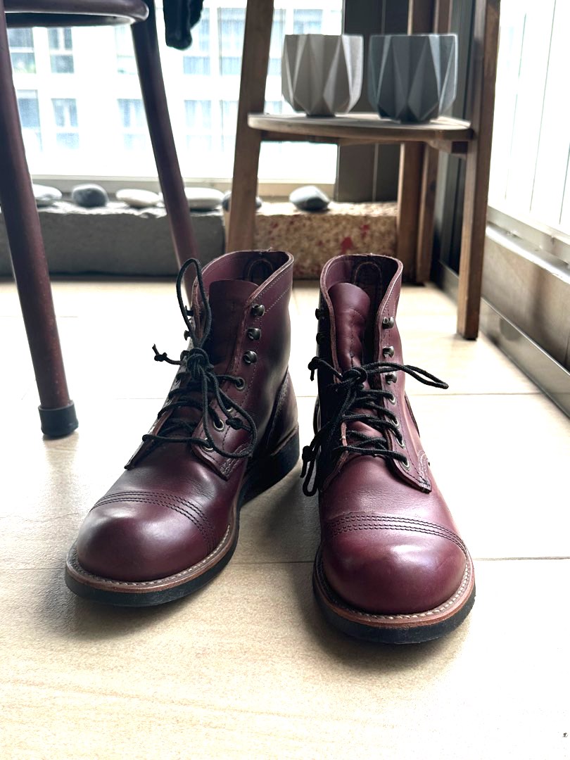 Redwing Iron Ranger 8119 Ox blood Brand New with original box Men s Fashion Footwear Boots on Carousell