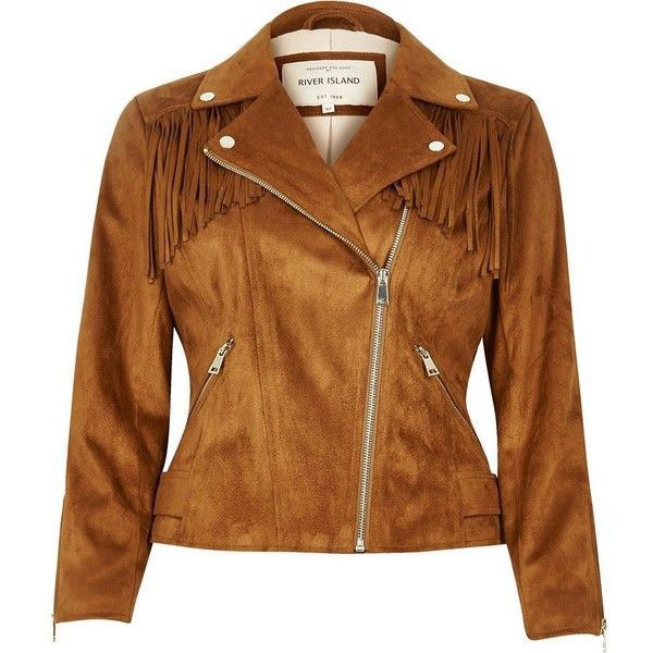 River island suede fringe jacket deals