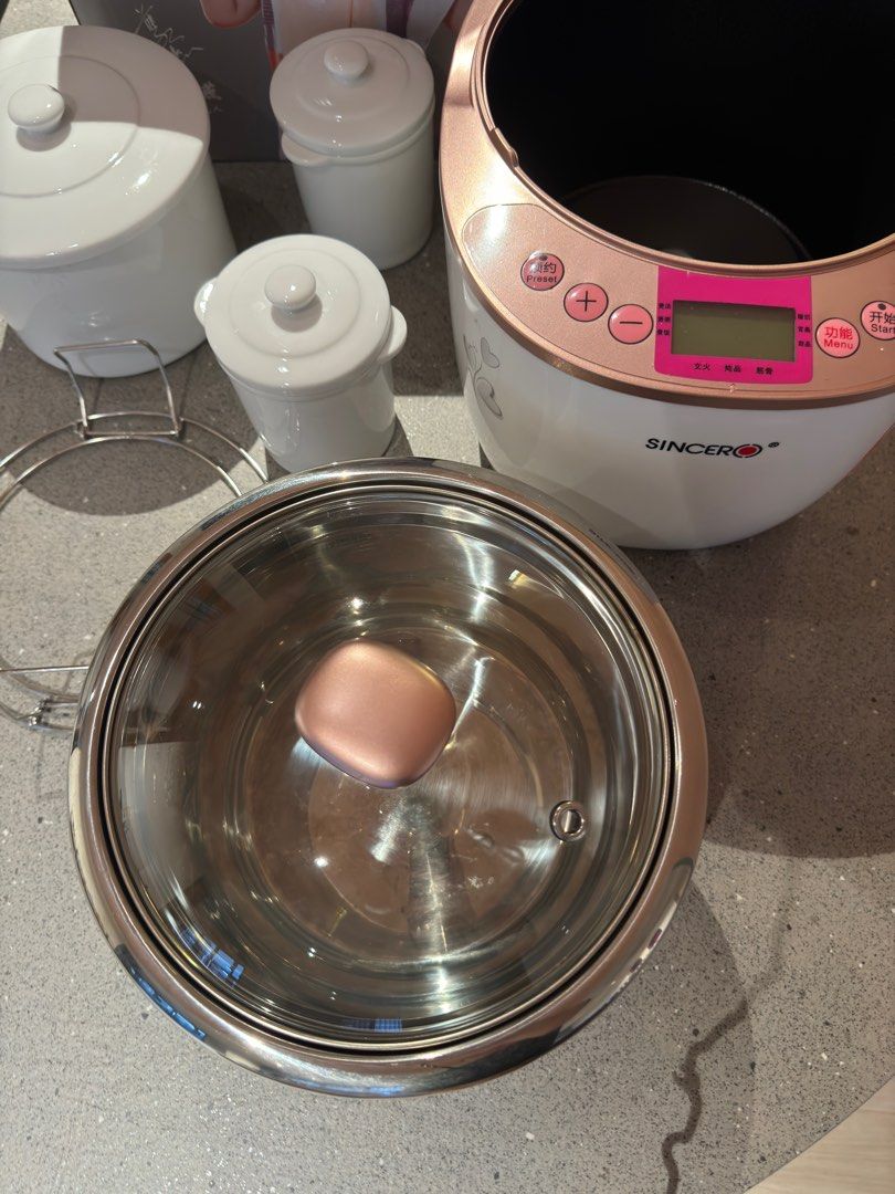 SSP 100 Smart Electric Double Chamber Technique 4L Stew Cooker SINCERO