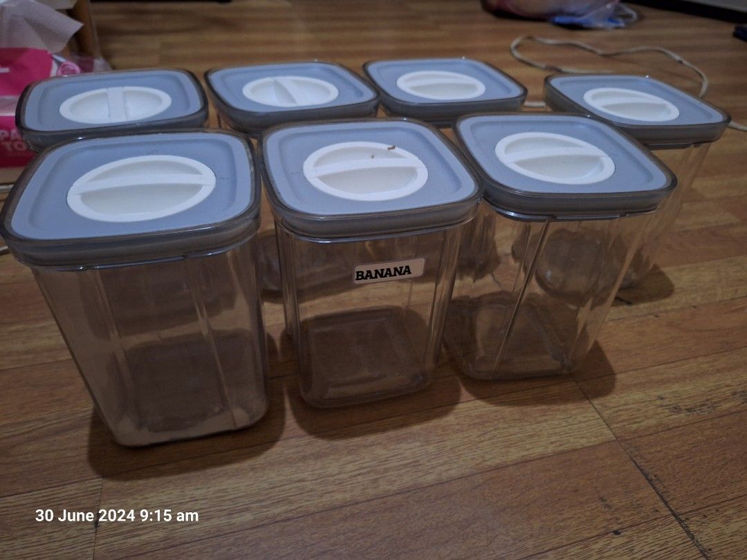 Storage container (Category: Storage Boxes & Baskets) located in Quezon City. Submitted by inuyasha_07 (Listing ID 1311528206, Image 1). Description: 7 pcs.