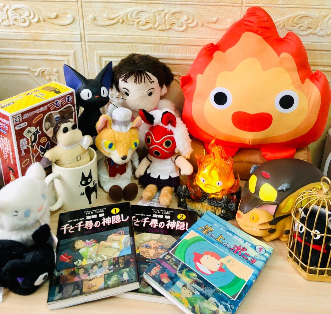 Studio Ghibli Toys and Plush Collection (Category: Plushies & Soft Toys) located in Bulacan. Submitted by ghiblination (Listing ID 1311594168, Image 1). Description: Selling some of my let go Studio Ghibli personal collection. Rfs: Badly need funds 🥺 Dm me if interested.