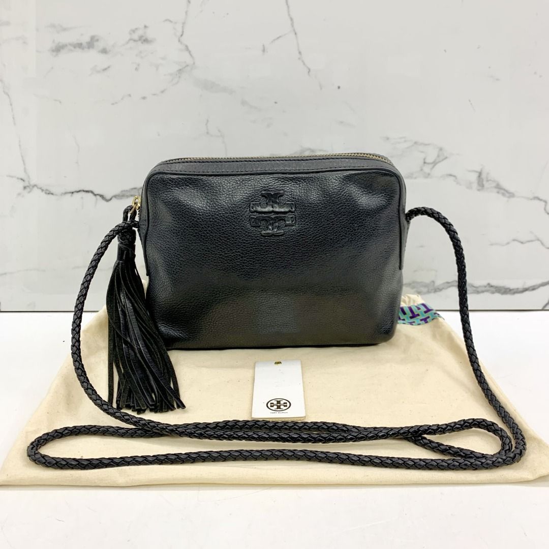 Tory burch taylor camera bag black on sale