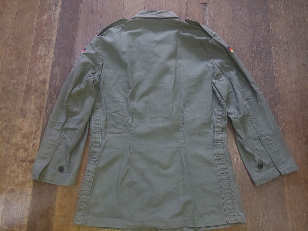 MIL-TEC Bundeswehr Style Moleskin Military Jacket – German Army, Stonewash Grey, Men’s Sizes 36-42