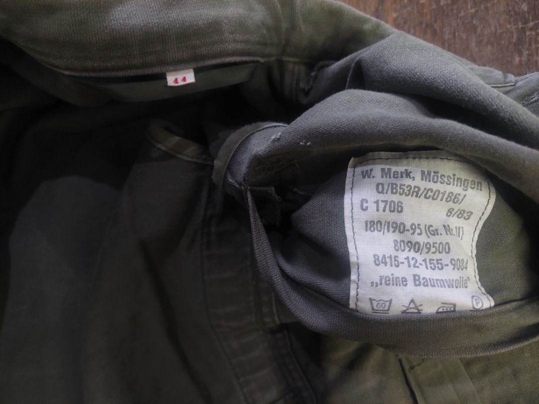 West German Bundeswehr Moleskin Jacket
