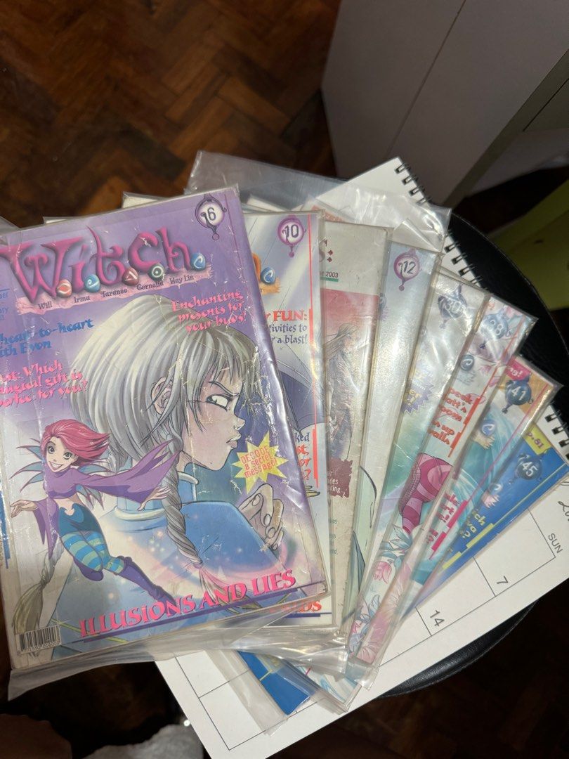 W.i.t.c.h. Comics (Category: Comics & Manga) located in Pasig City. Submitted by martinasummer13 (Listing ID 1311708947, Image 1). Description: Lowered the prices! My extra copies, some with flaws, some good condition- they are from different sellers I have collected from ✨Option: take all is P2,000✨ Individual Prices 🤍 # 6 P400 (rare copy but with wears and tears, still a hard find!) 🤍 # 10 P500 (really good quality) 🤍 # 11 no cover P50 🤍 # 