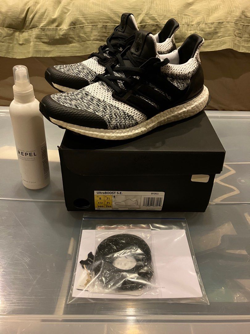 Worn Lightly Once FREE Doorstep Delivery WTS Very Close To Brand New Adidas Consortium Sneakersnstuff x Social Status UltraBoost SE White Black