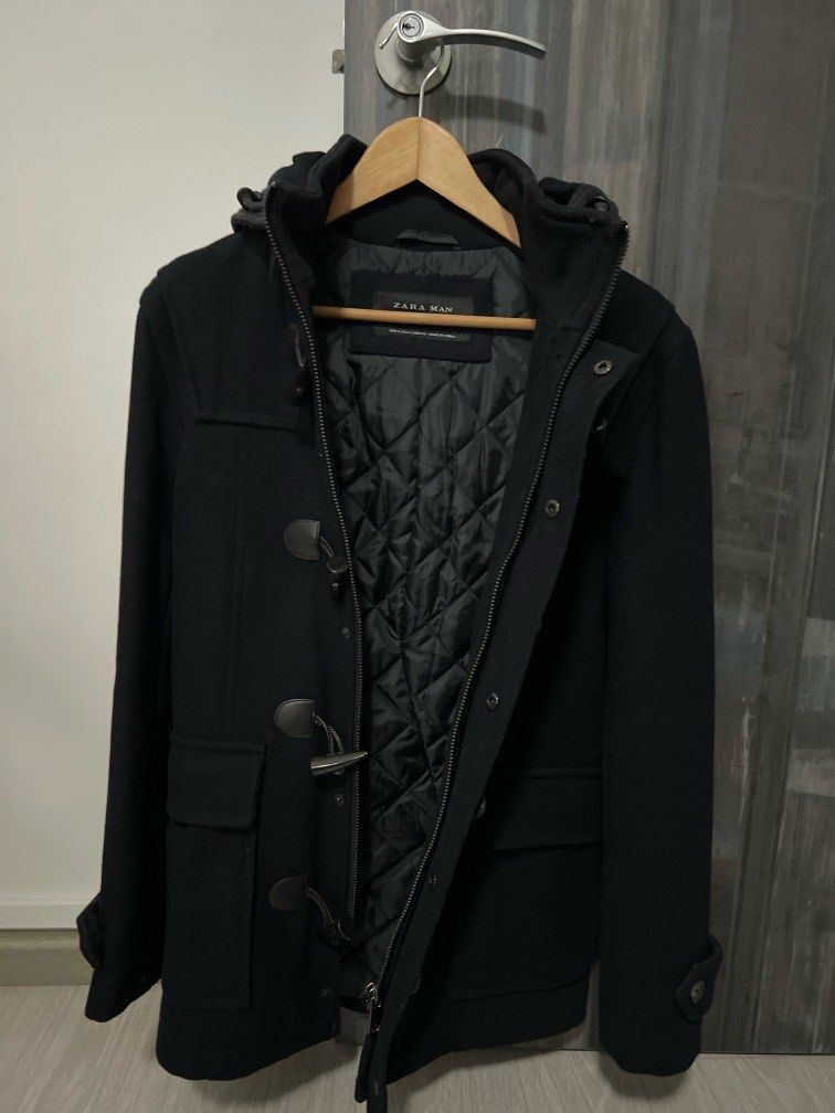 Zara black winter jacket online
