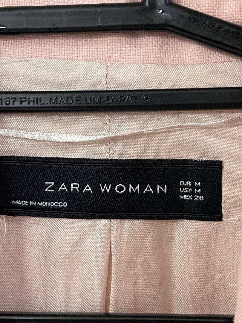 ZARA long sleeveless blazer (Category: Dresses) located in Mandaluyong City. Submitted by maxfilter (Listing ID 1311675944, Image 3). Description: In really nice pink color. picture is not as vibrant. May also fit large..