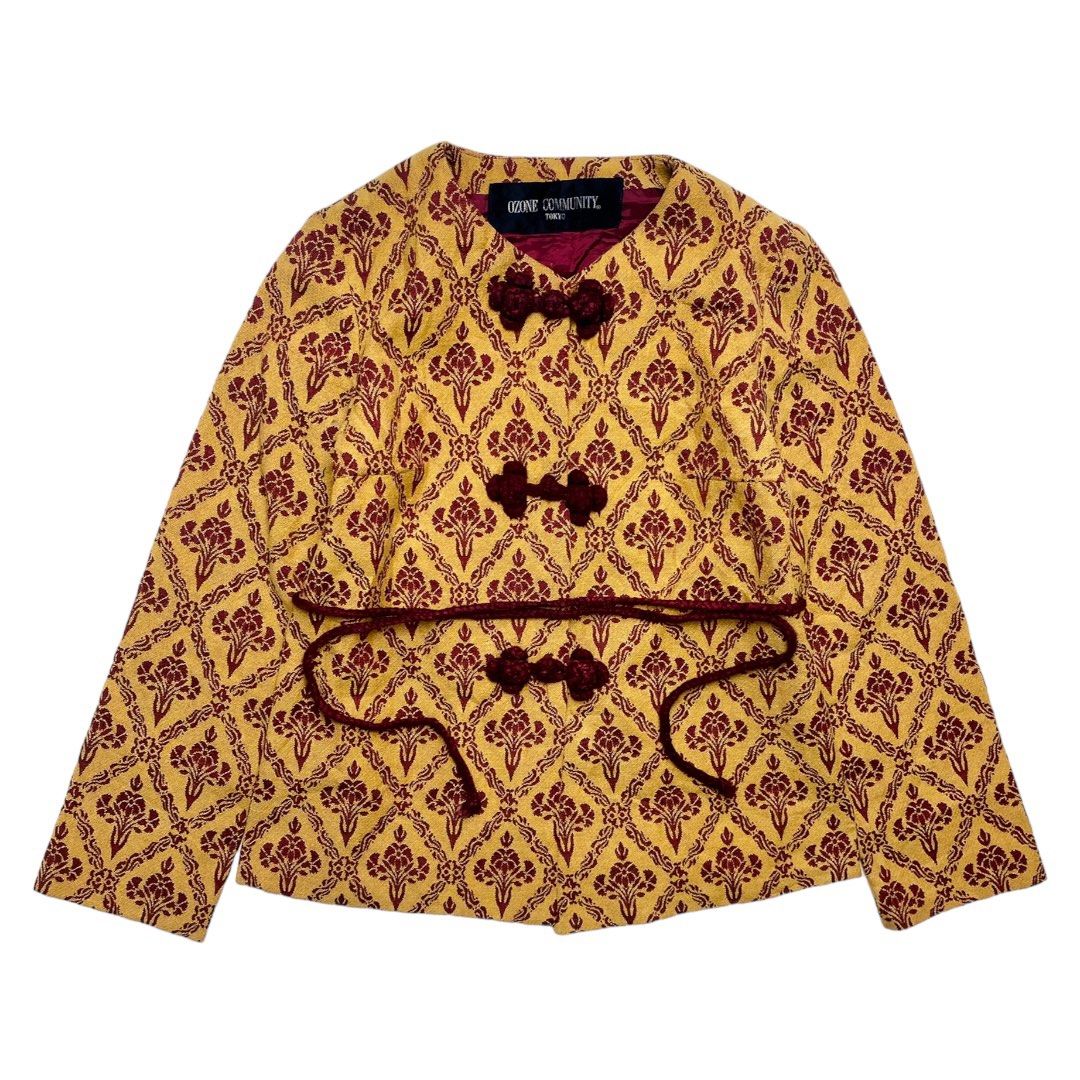 OZONE COMMUNITY 90s half coat y2k