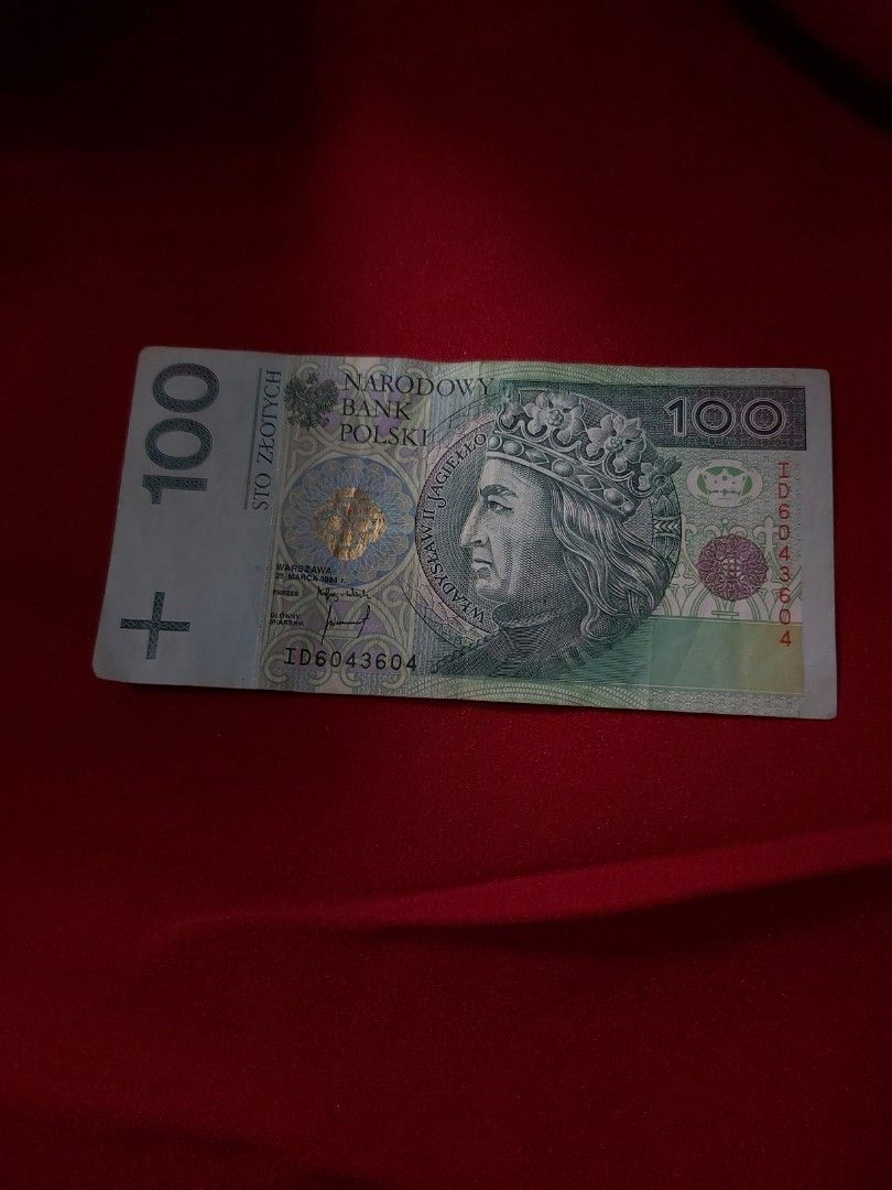 100波蘭幣/1994茲羅提幣（收藏品）, 書籍、休閒與玩具, 收藏、紀念品, 錢幣、紙鈔在旋轉拍賣