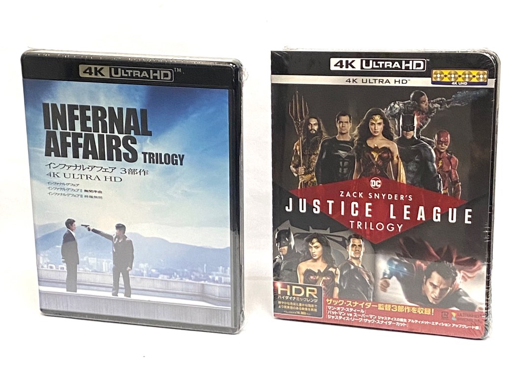 4K藍光Blu-ray《Infernal Affairs Trilogy 無間道三部曲》《Zack 