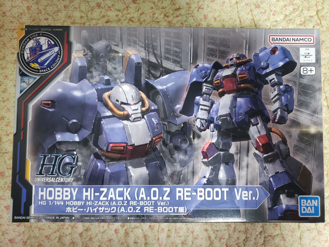 高達模型一盒PB魂限HG1/144 HOBBY HI-ZACK(A.O.Z RE-BOOT Ver.), 興趣 