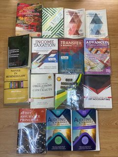 Accountancy Books 2,000 for all 15 books (accounting, tax, law, audit)