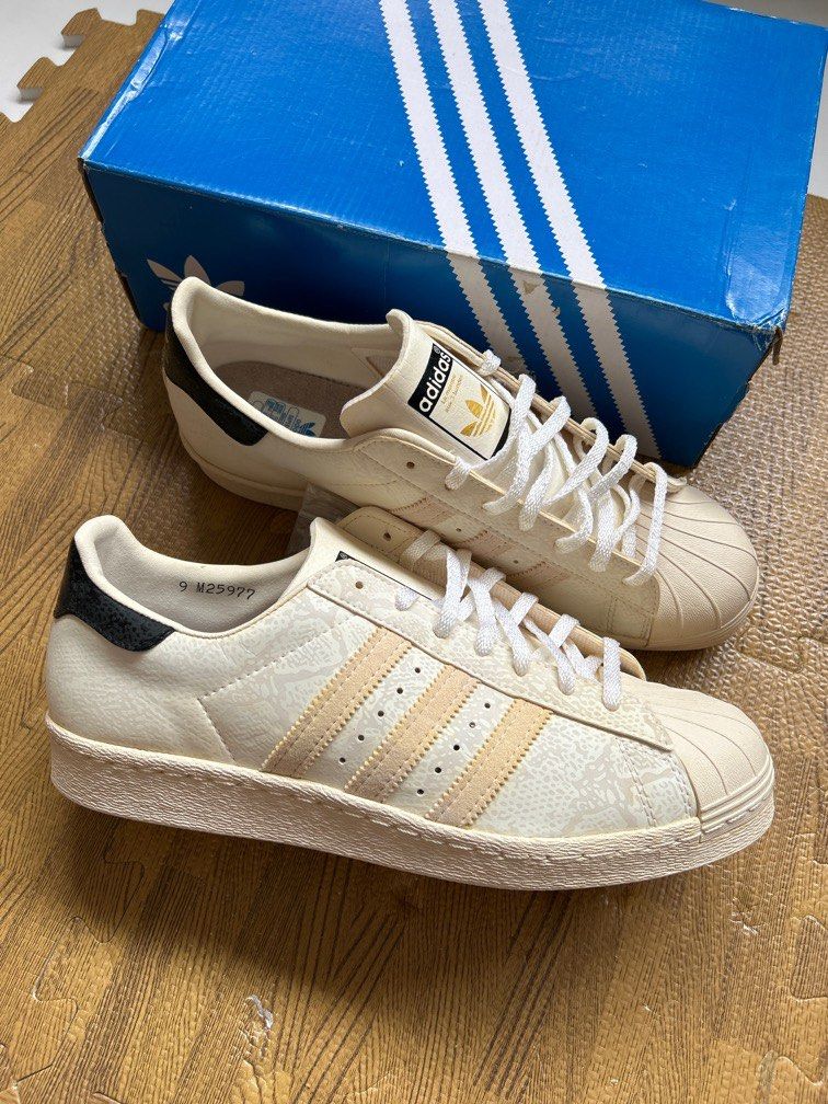 adidas x atmos SS 80s G SNK 7 RUNNING WHITE LIGHT BONE