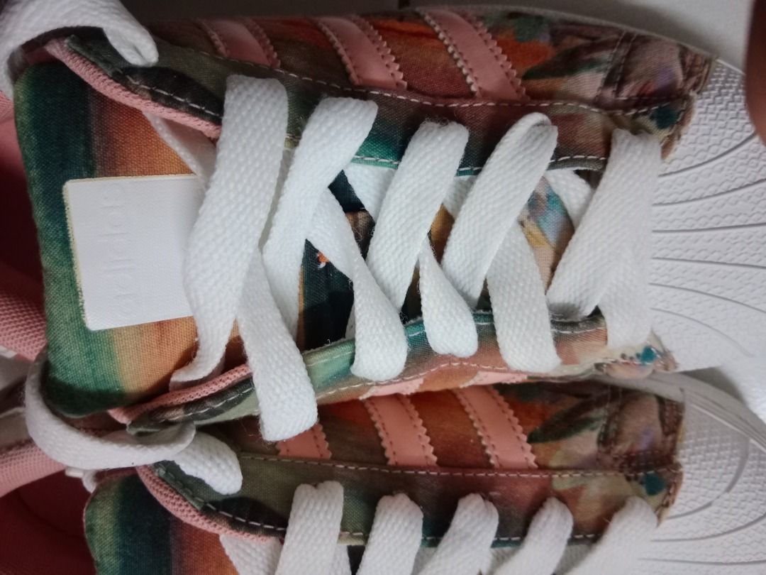 Adidas superstar printed Uk 5 Euro38 23.5 cm Women s Fashion Footwear Sneakers on Carousell