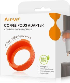 Aeropress Espresso Maker & Aeropress Go Travel Coffee Maker Adaptor for Keurig K-Cup CoffeePods