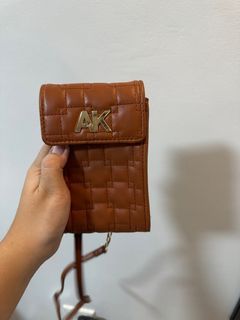 Ann Klein Leather Cellphone Sling Bag