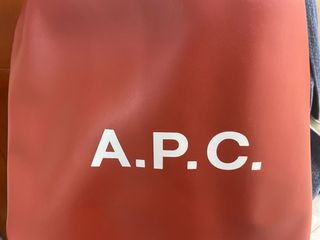 APC Ninon Tote Bag — Small (Red)